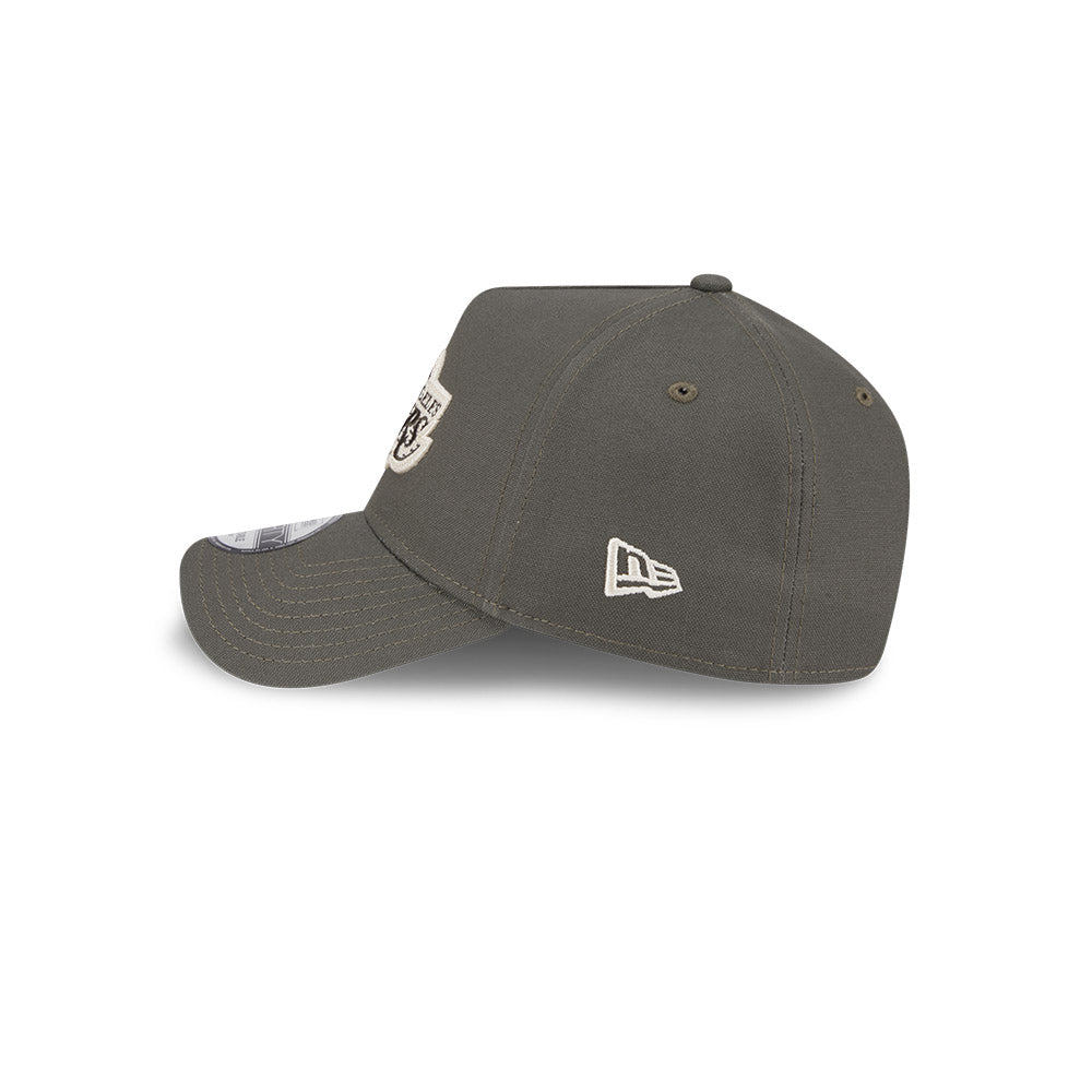 NEW ERA 940 A-FRAME MOSS CANVAS CHAINSTITCH - LA LAKERS