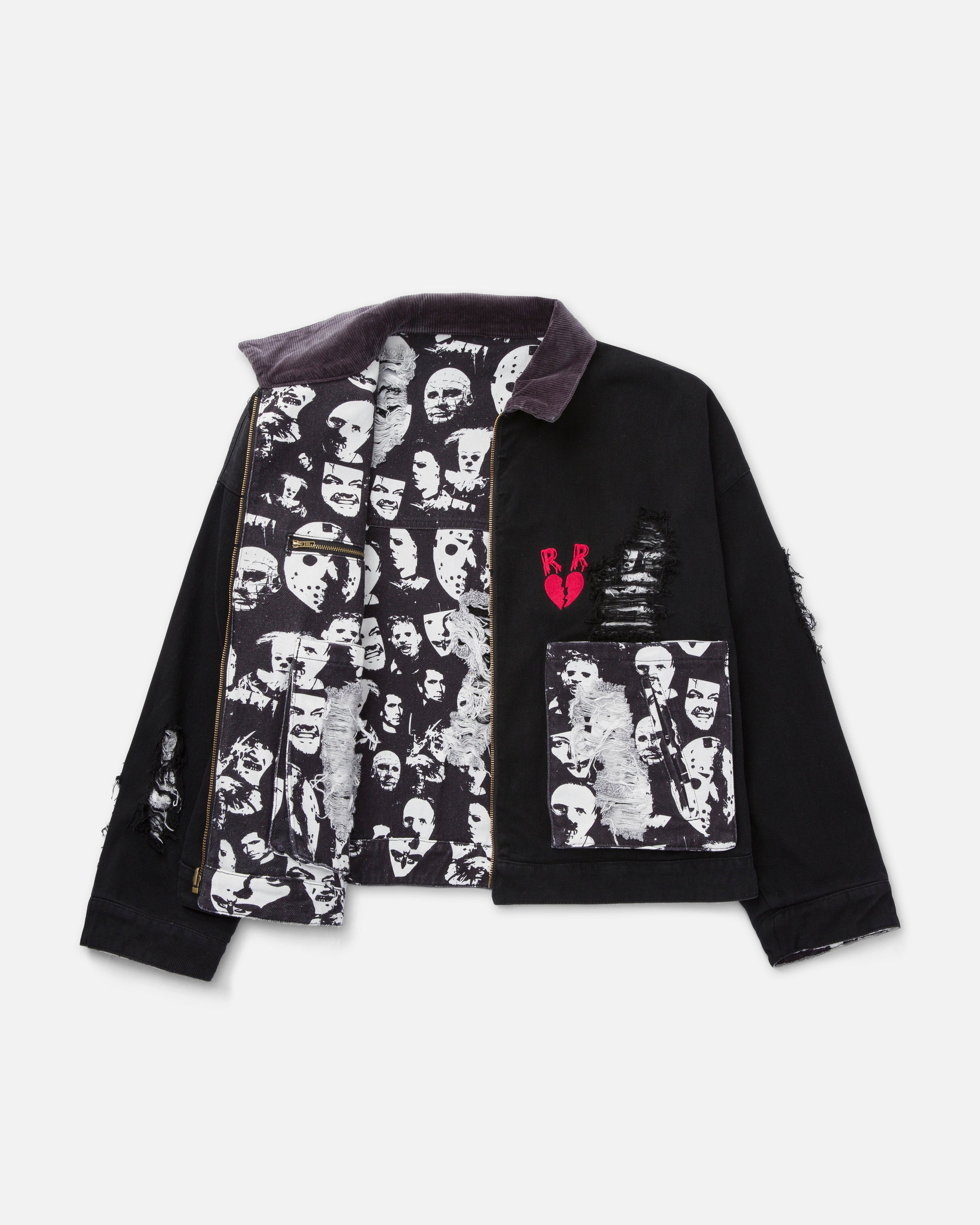 RYOKO RAIN REVERSIBLE HORROR FILM WORK JACKET