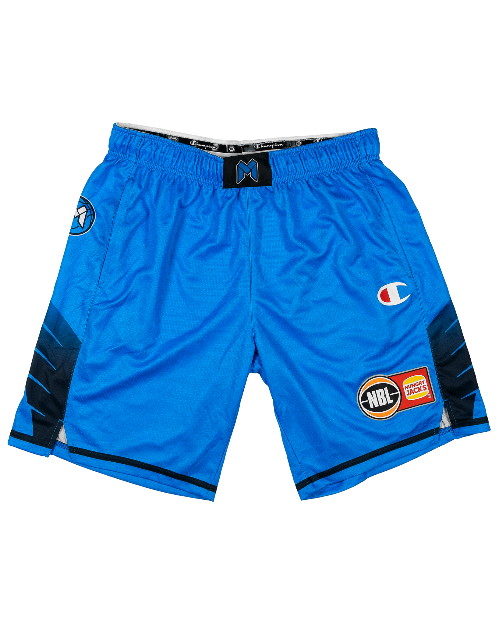 Melbourne United Alternate Shorts-Blue