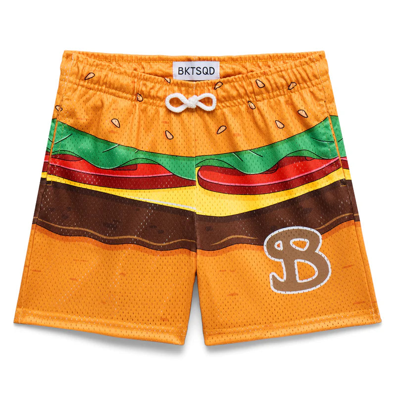 BUCKETSQUAD BURGER SHORTS - YOUTH