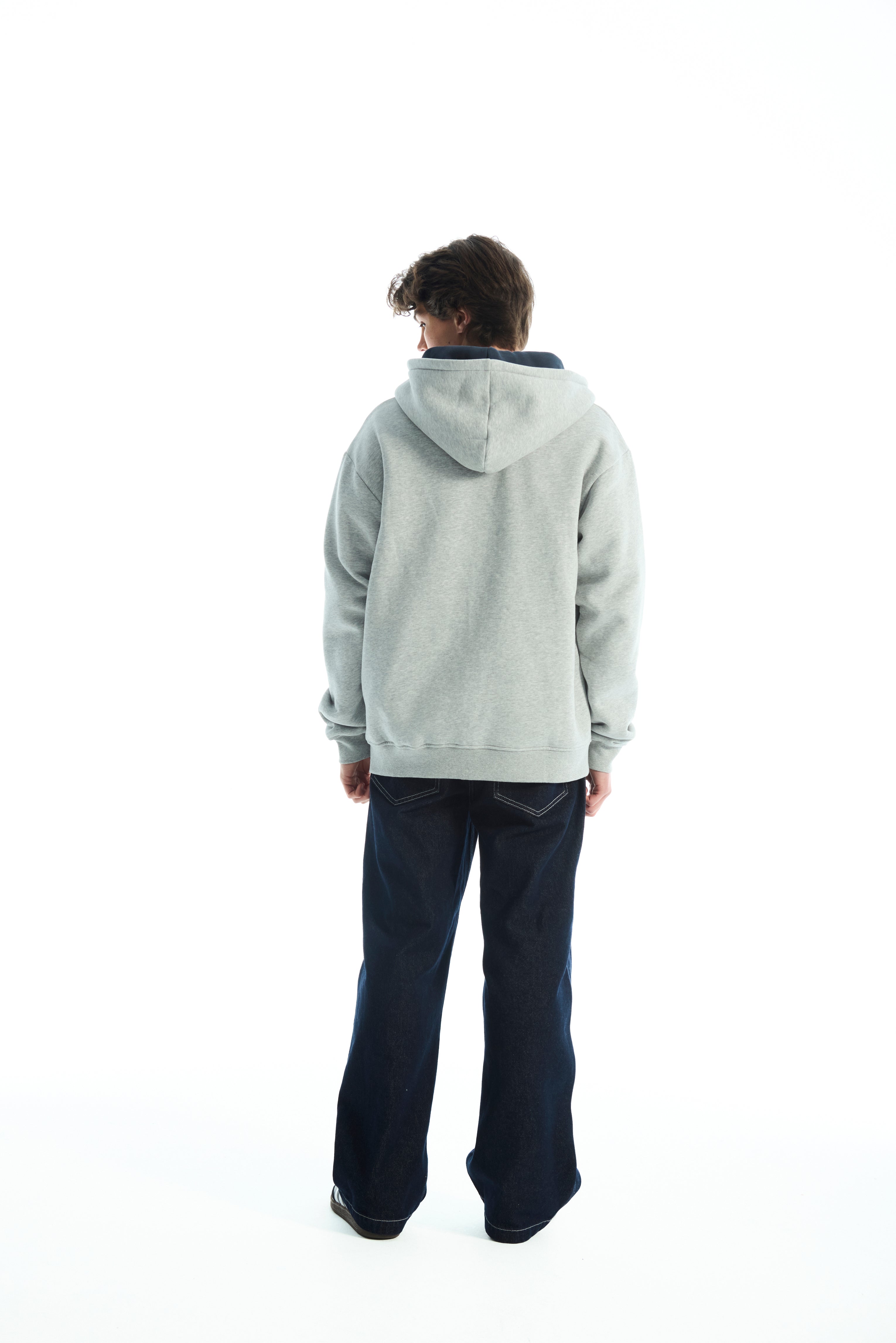 VOUSETI VARSITY ZIP THROUGH HOODIE