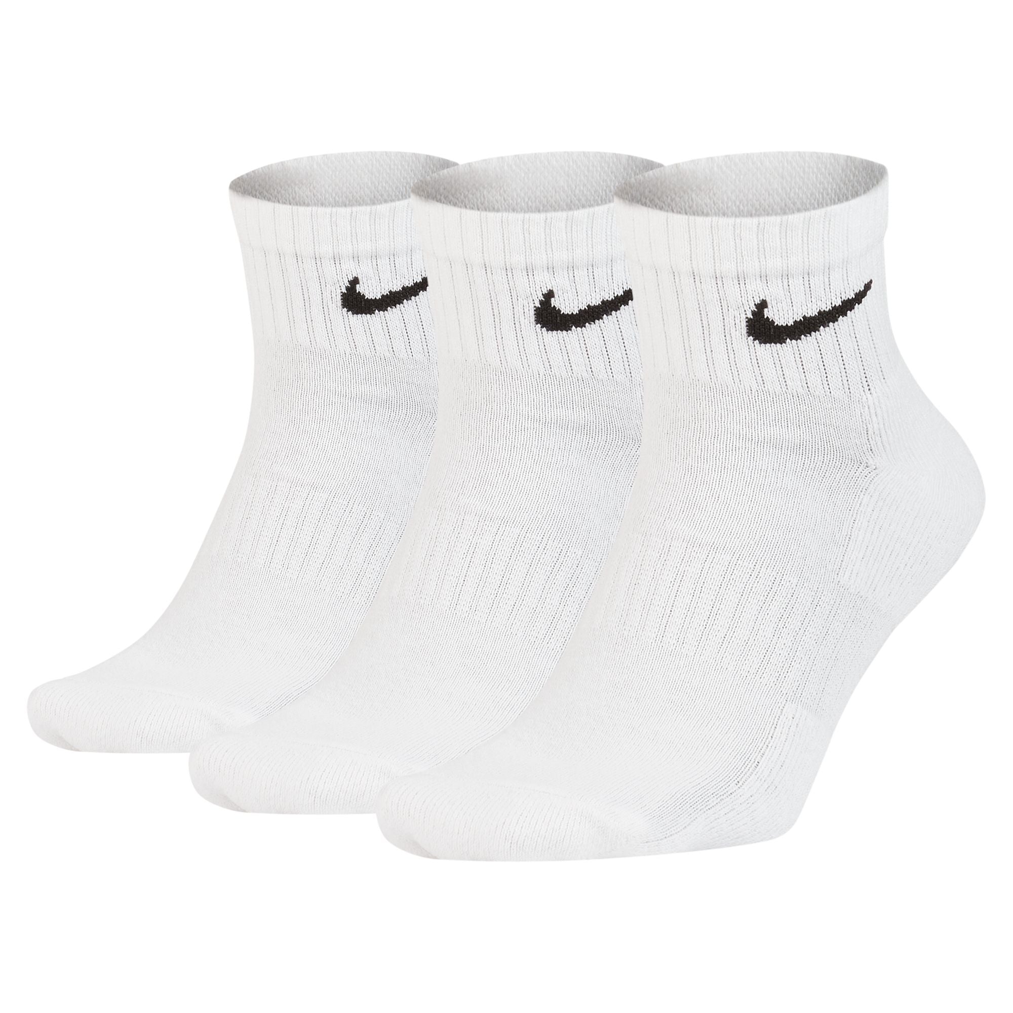 NIKE UNISEX EVERYDAY CUSHIONED ANKLE SOCKS - 3 PACK