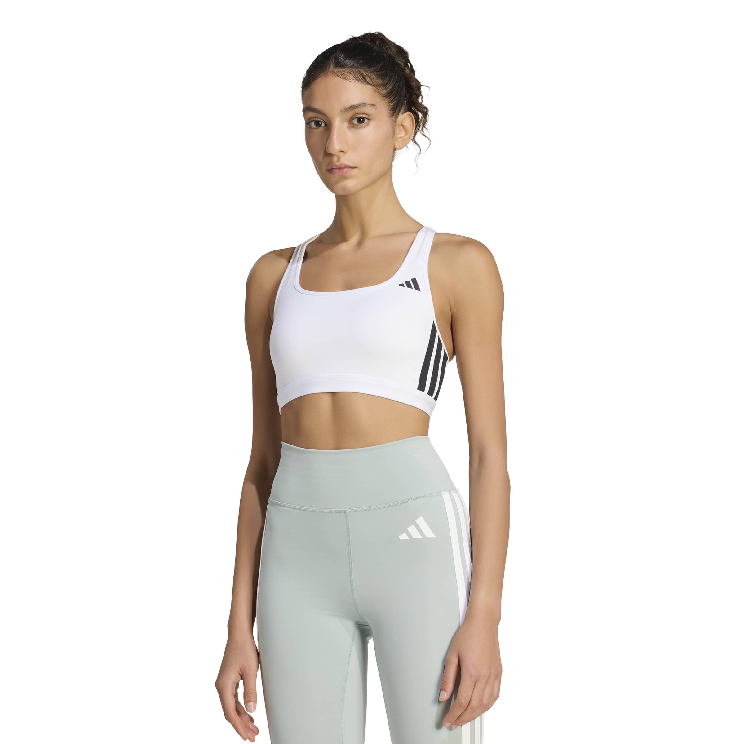ADIDAS WOMENS OPTIME ESSENTIAL MEDIUM SUPPORT BRA