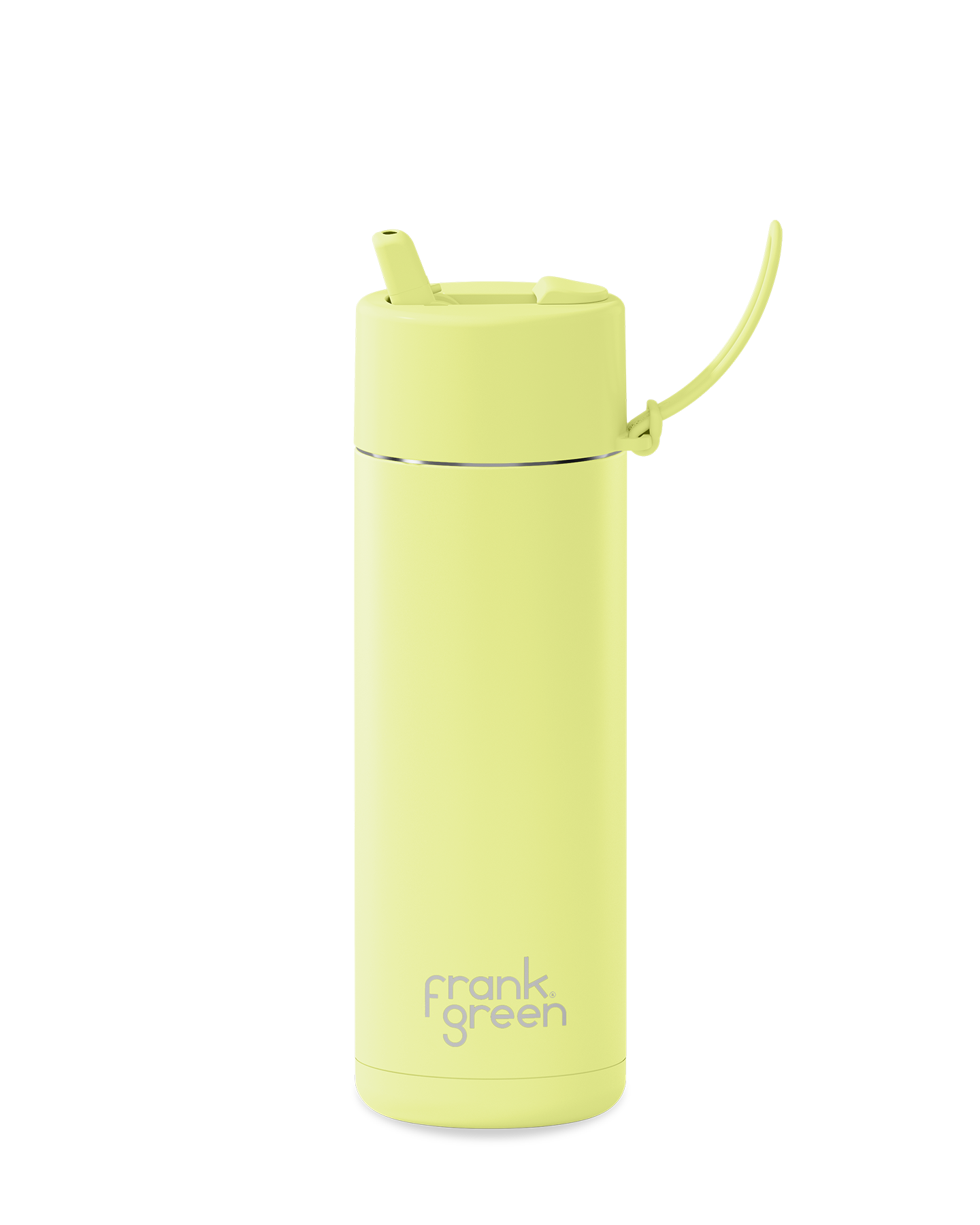 FRANK GREEN 20OZ STAINLESS STEEL/CERAMIC BOTTLE WITH FLIP LID