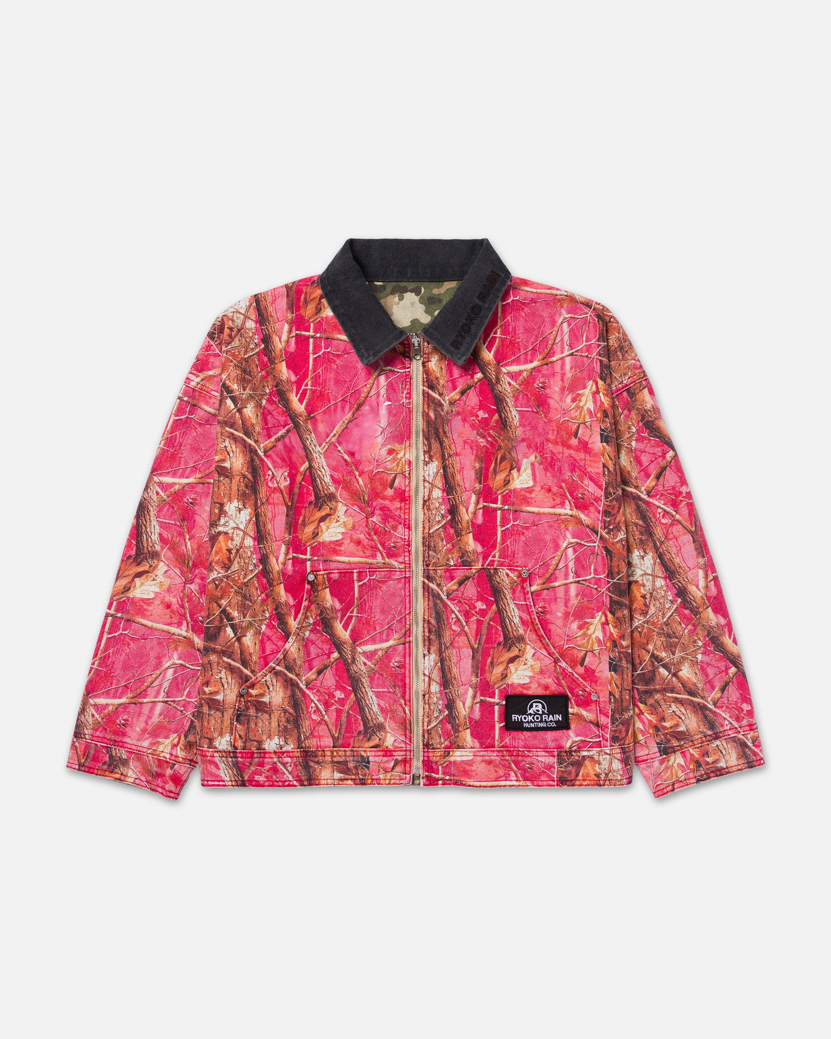RYOKO RAIN REVERSIBLE DUCK WORK JACKET - CAMO