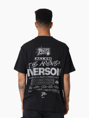 MITCHELL & NESS NBA CAREER TEE 76S IVERSON
