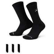 JORDAN UNISEX EVERYDAY CUSHIONED CREW SOCKS - 3 PACK