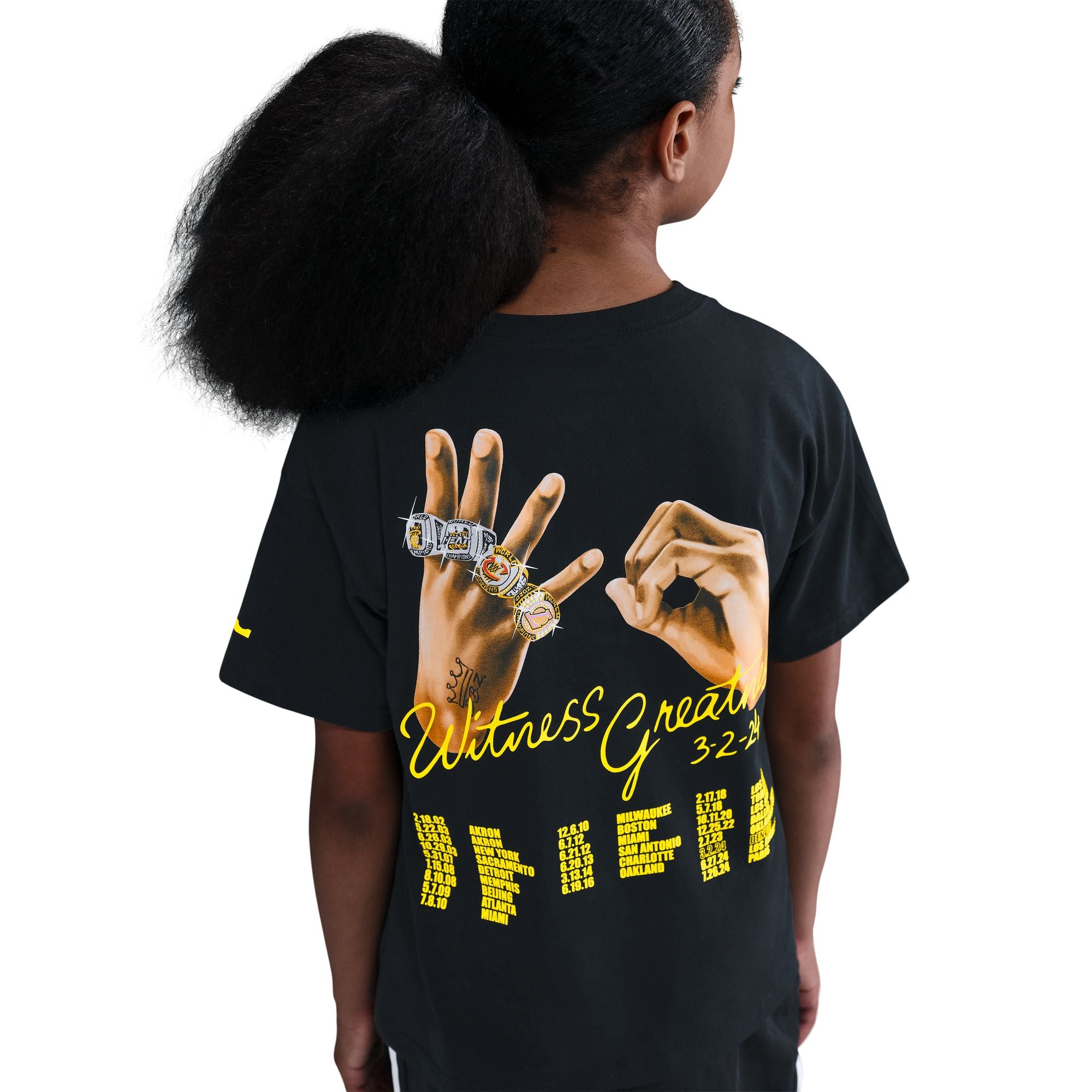 NIKE LEBRON KIDS TEE MAX90 "UNCHARTED"