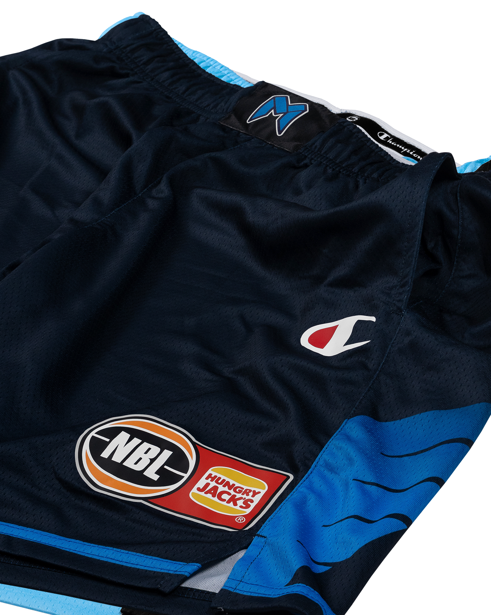 MELBOURNE UNITED PRIMARY SHORTS-NAVY
