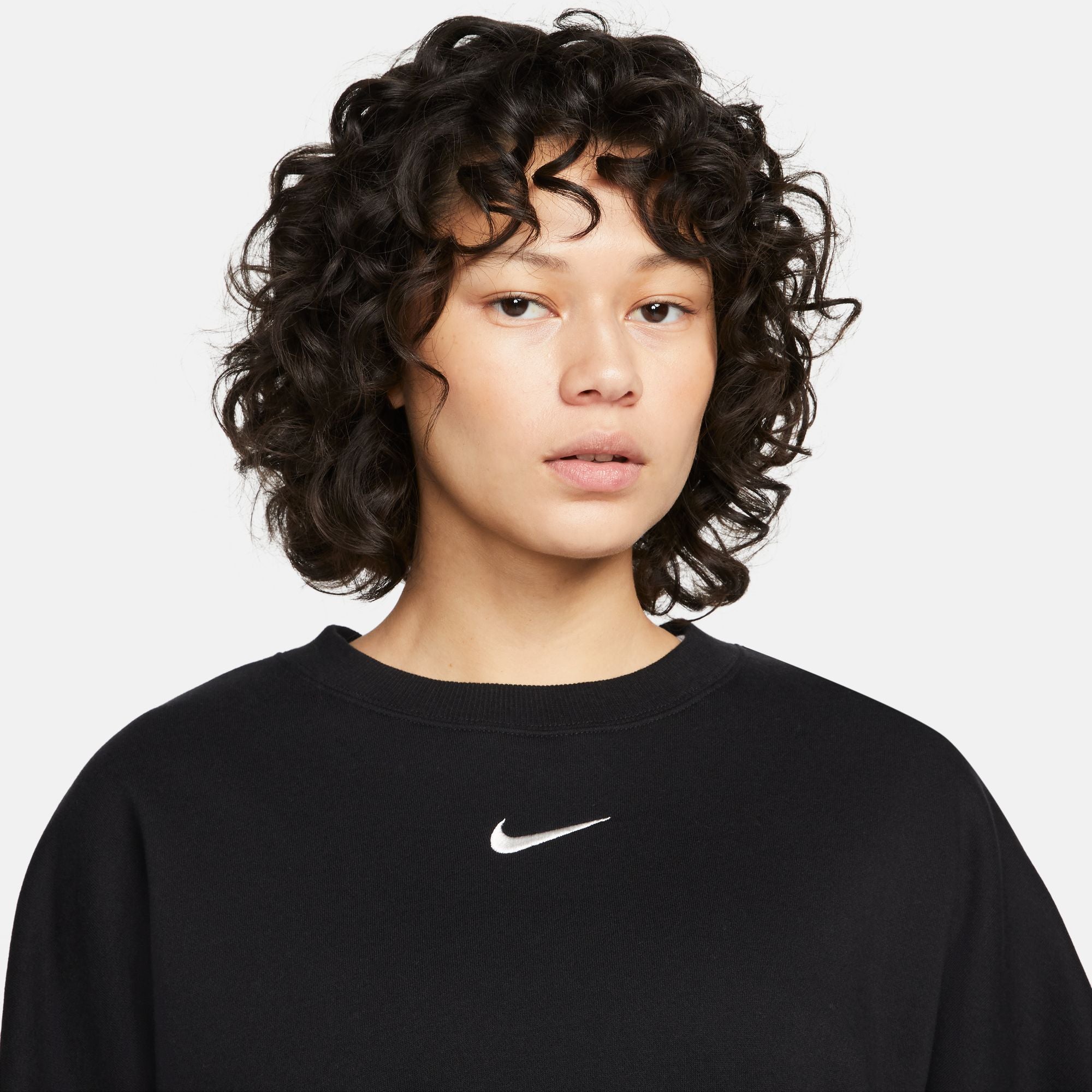 NIKE WOMENS FLEECE OVERSIZED CREW