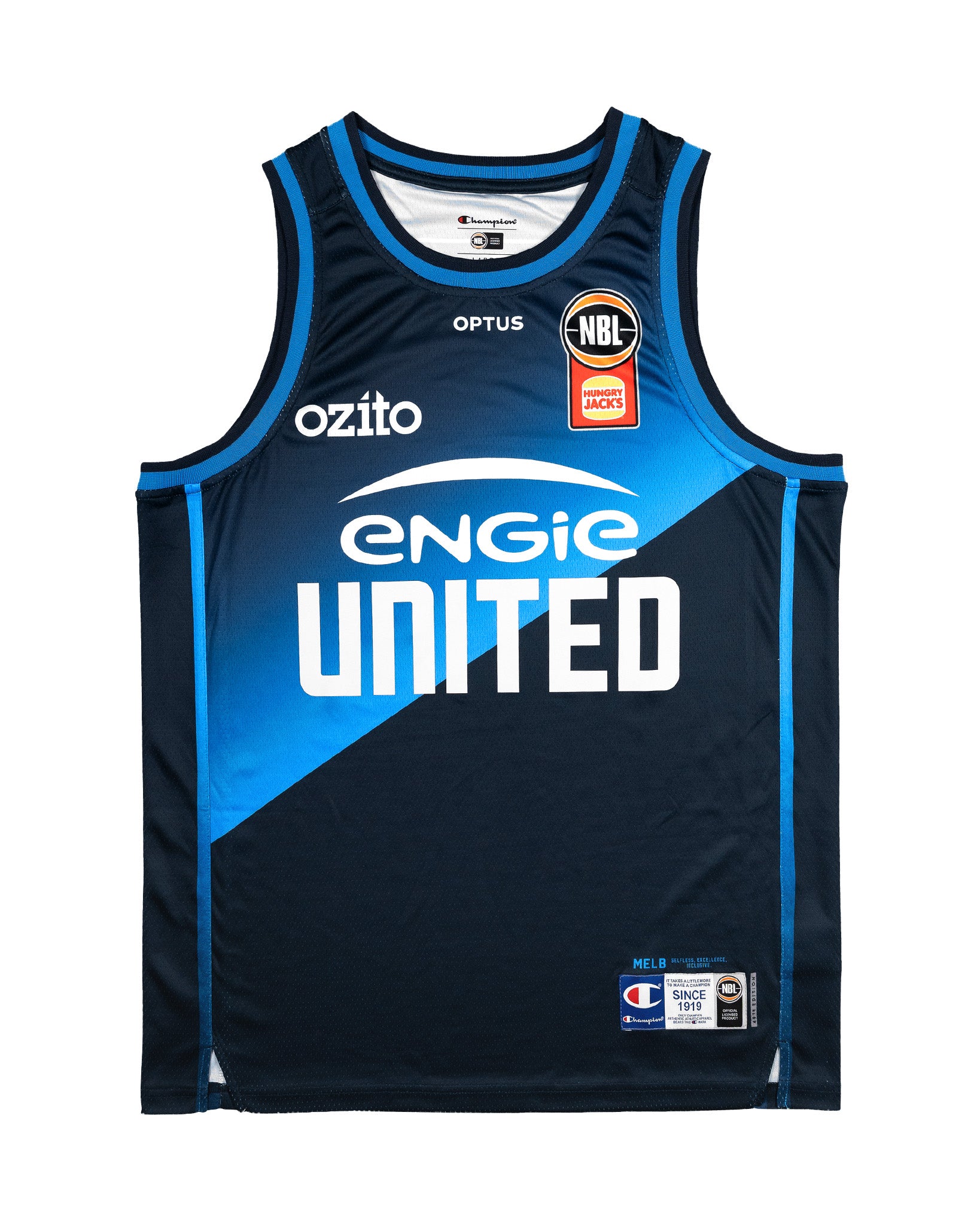 NBL MELBOURNE UNITED PRIMARY JERSEY - BLANK
