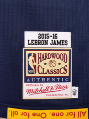 MITCHELL & NESS 15-16 CLEVELAND CAVALIERS AUTHENTIC JERSEY - LEBRON