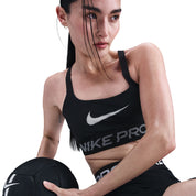 NIKE PRO WOMENS LIGHT-SUPPORT SPORTS BRA