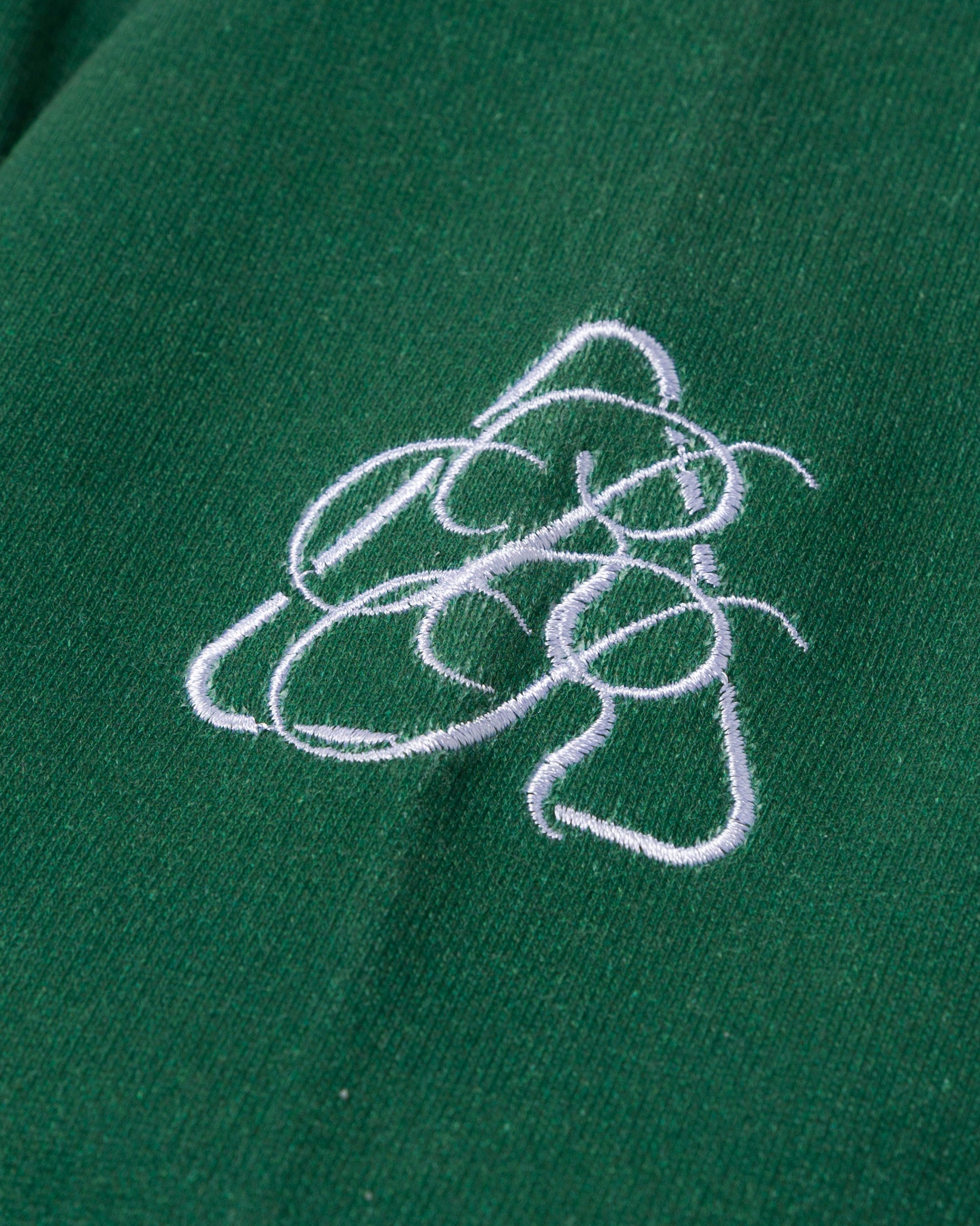 RYOKO RAIN RUGBY JERSEY HOODIE- GREEN