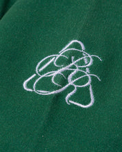 RYOKO RAIN RUGBY JERSEY HOODIE- GREEN