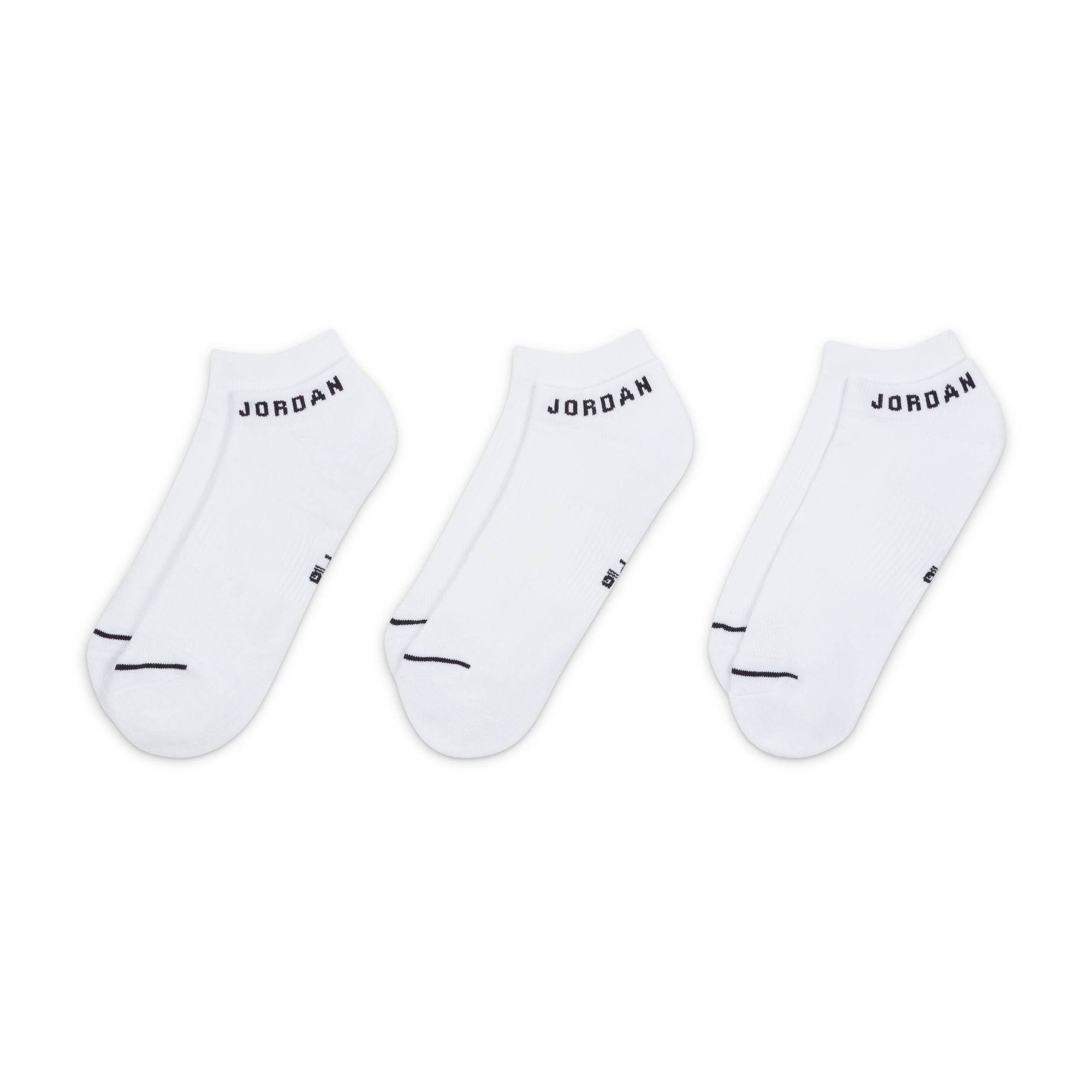 JORDAN CUSHIONED NO-SHOW SOCKS - 3 PAIRS