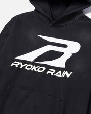 RYOKO RAIN ARTISTS & ATHLETES HOODIE - BLACK/WHITE