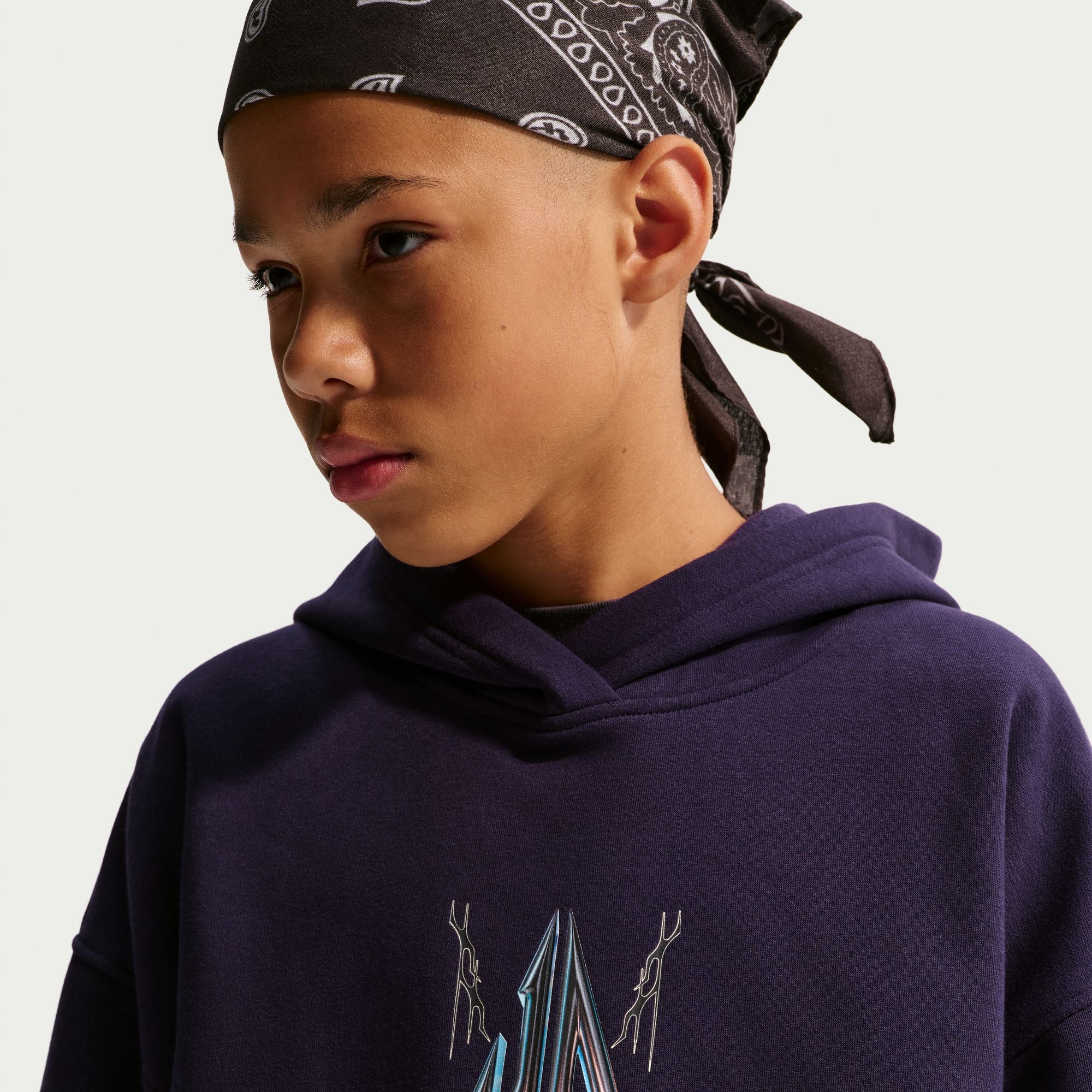 NIKE JA OVERSIZED FLEECE HOODIE - YOUTH