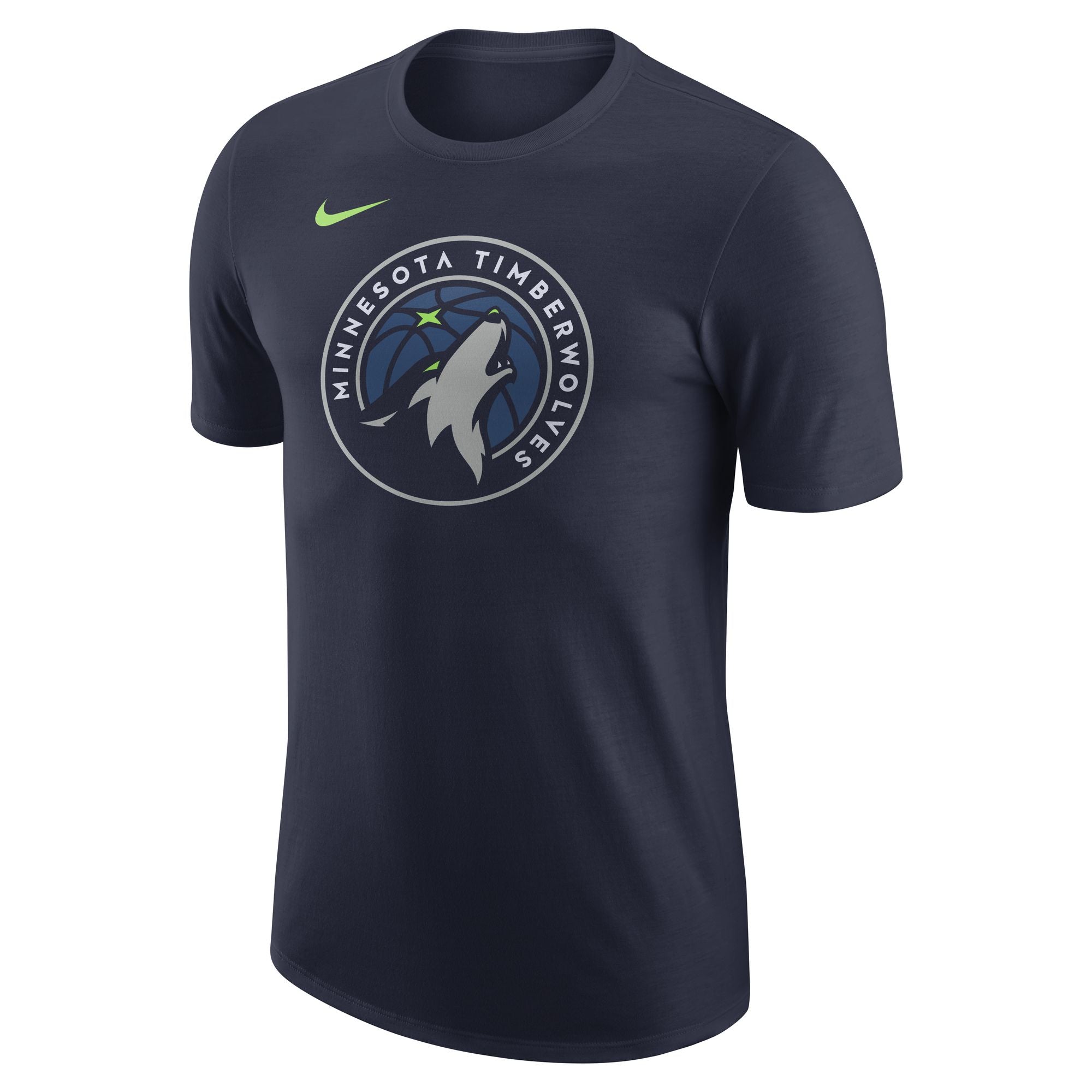 NIKE MENS MINNESOTA TIMBERWOLVES ESSENTIAL LOGO TEE