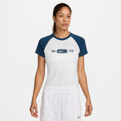 NIKE WOMENS CHILL KNIT RAGLAN TEE