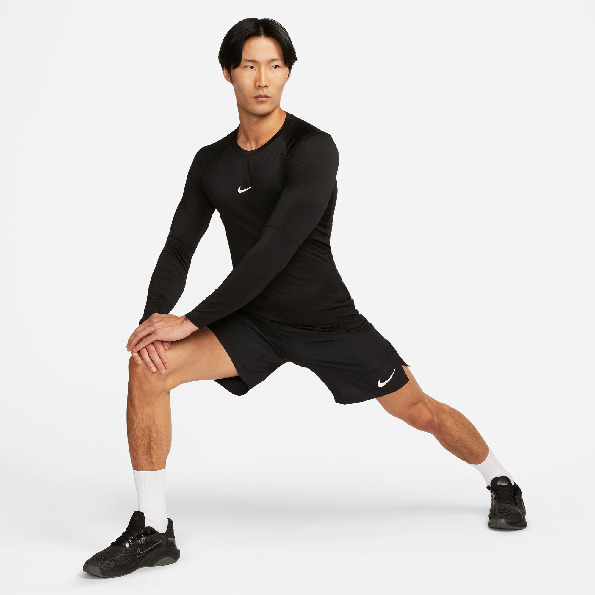 NIKE PRO MENS DRI-FIT TIGHT LONG-SLEEVE TOP