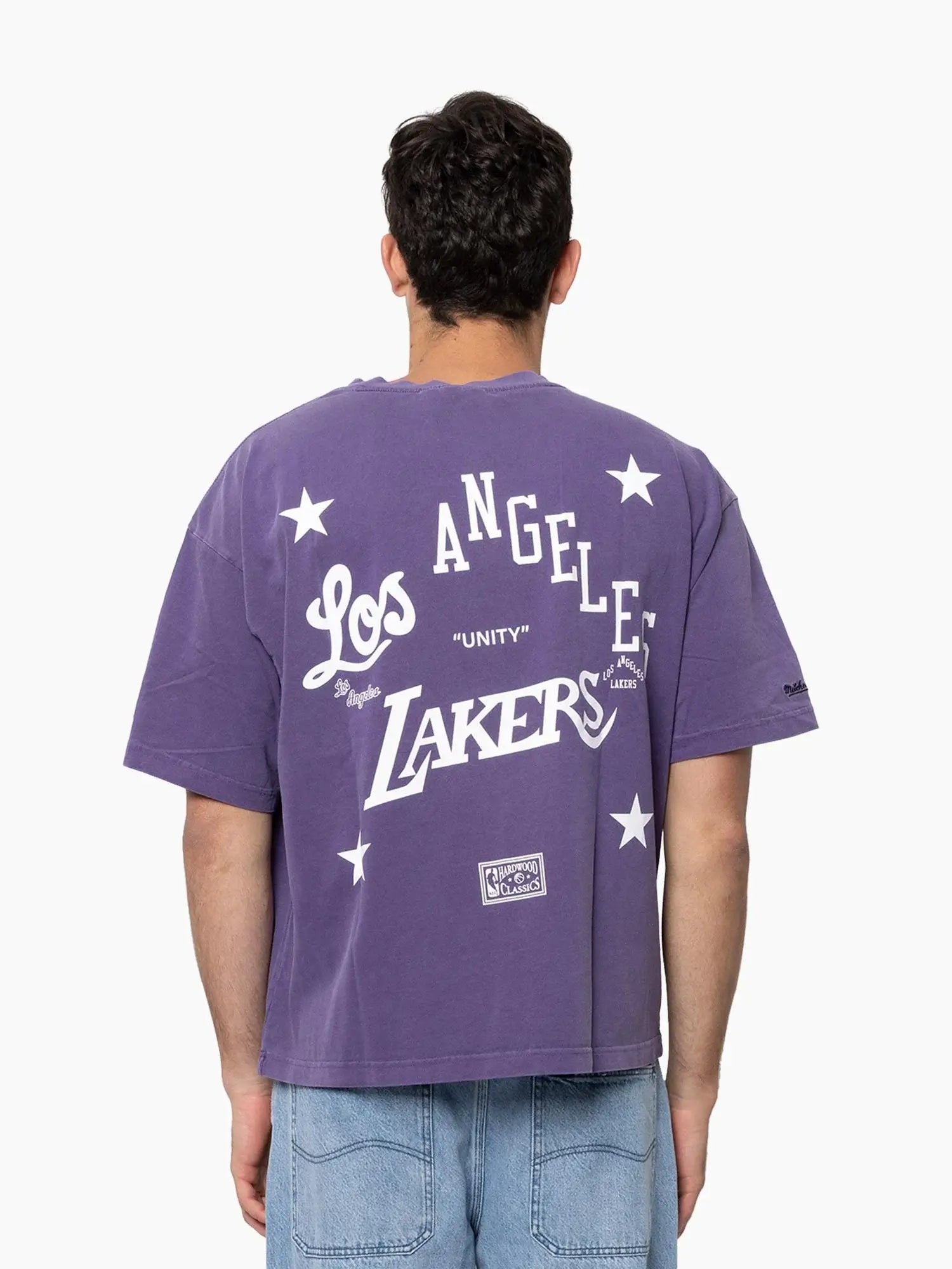 MITCHELL & NESS LA LAKERS TRI LOGO TEE