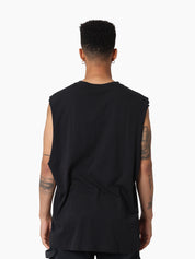 MITCHELL & NESS HORNETS HARDLIGHT MUSCLE TEE