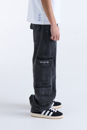 VOUSETI CARGO DENIM PANT