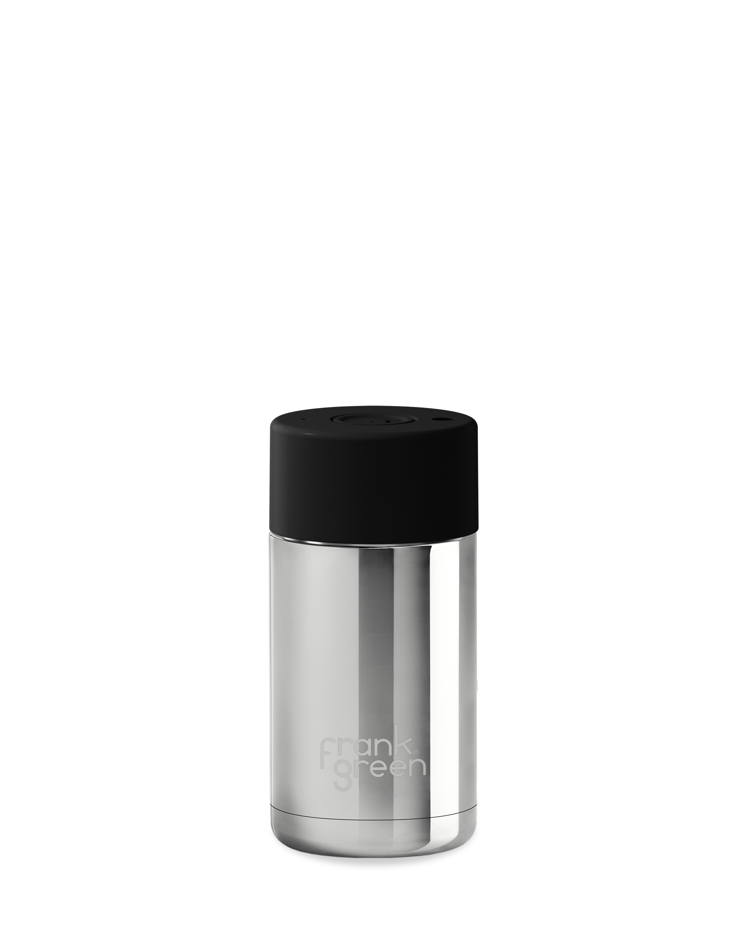 FRANK GREEN 12OZ SSC REUSABLE CUP SILVER/MIDNIGHT