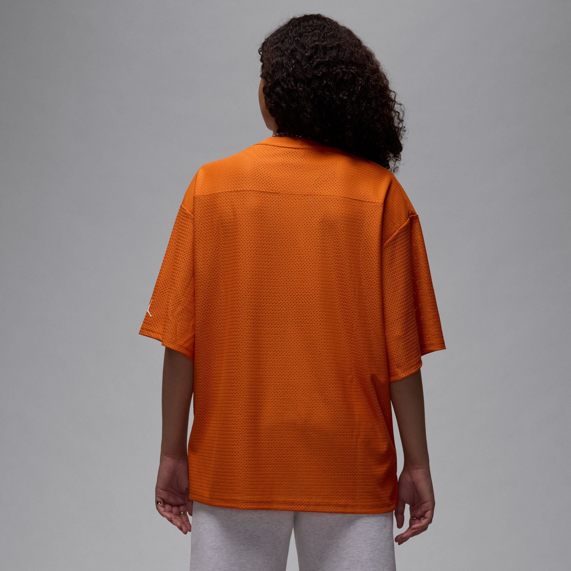 JORDAN W BRK SS MESH JRSY TOP