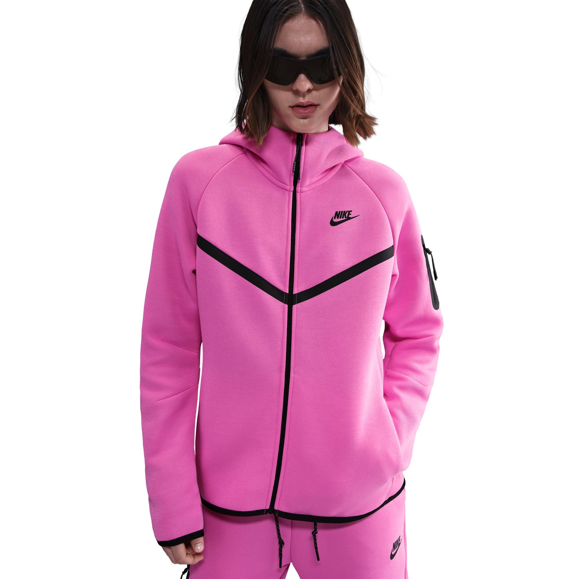 NIKE WOMENS TECH FLEECE FULL ZIP HOODIE