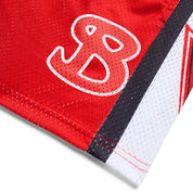 BUCKETSQUAD CLUTCH CRIMSON SHORTS - YOUTH