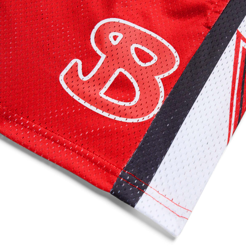 BUCKETSQUAD CLUTCH CRIMSON SHORTS - YOUTH
