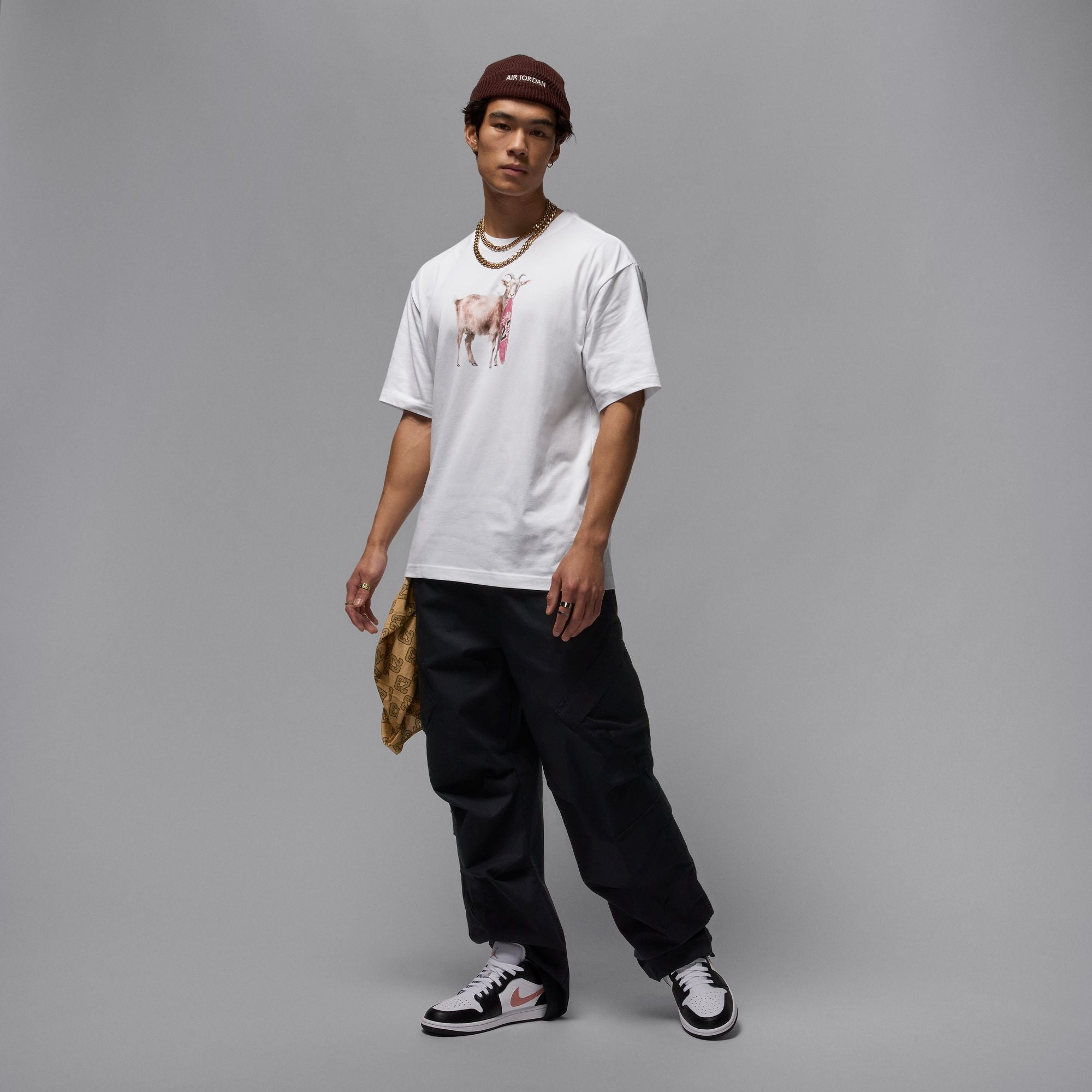 JORDAN M NC GOAT SS CREW