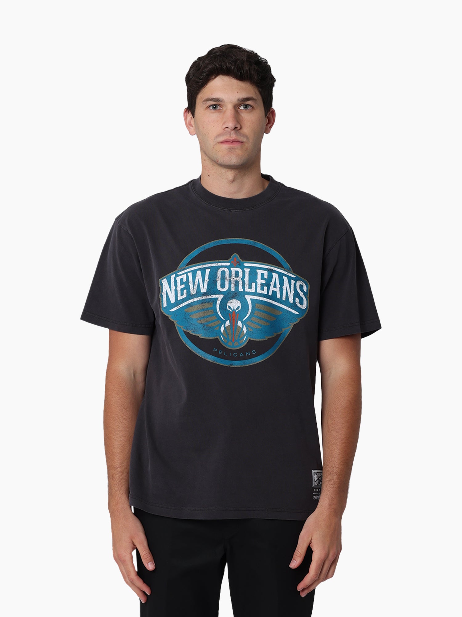 MITCHELL & NESS NEW ORLEANS PELICANS VINTAGE TEE