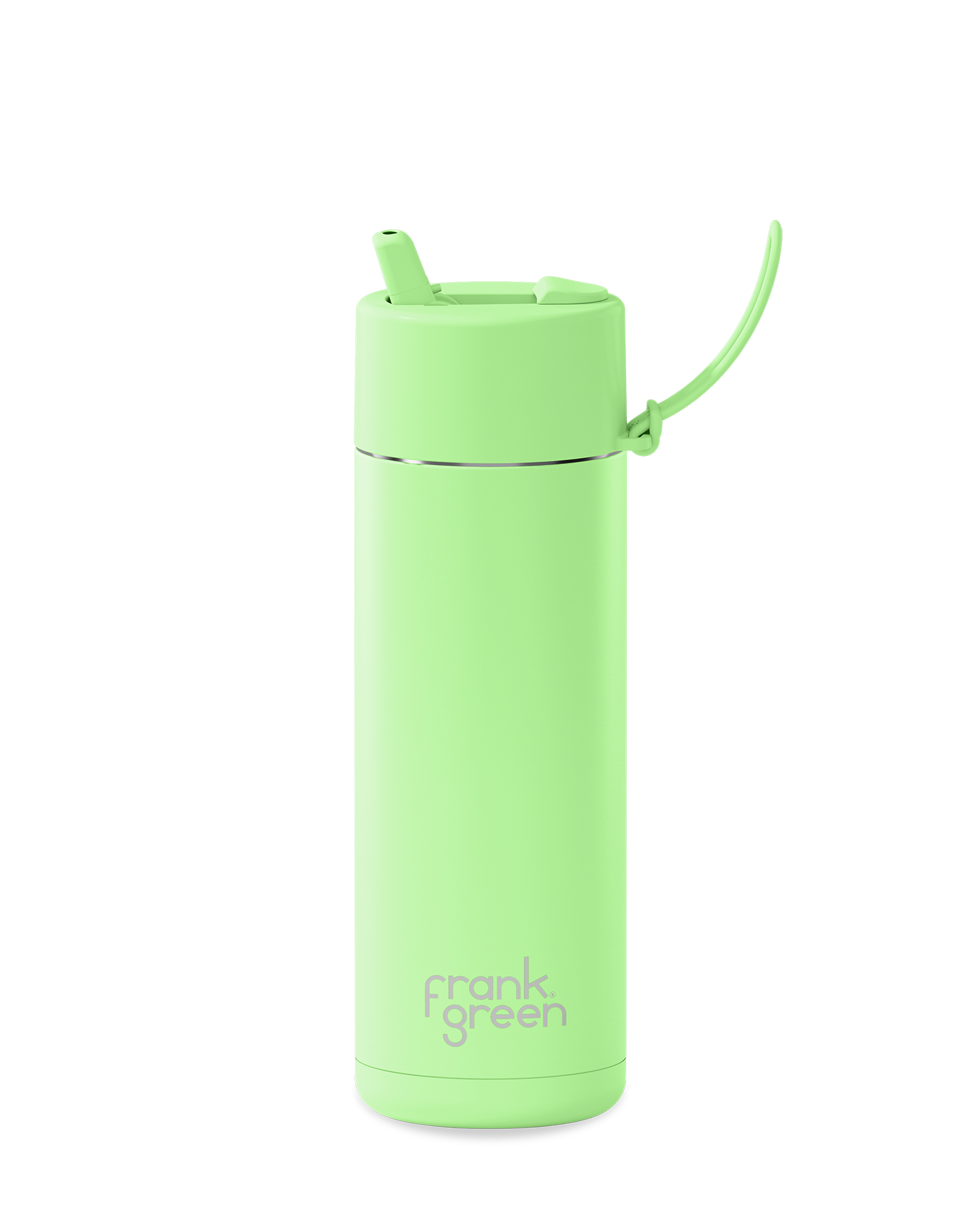 FRANK GREEN 20OZ STAINLESS STEEL/CERAMIC BOTTLE WITH FLIP LID