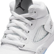 JORDAN 5 RETRO OG 'WHITE METALLIC' - TODDLER