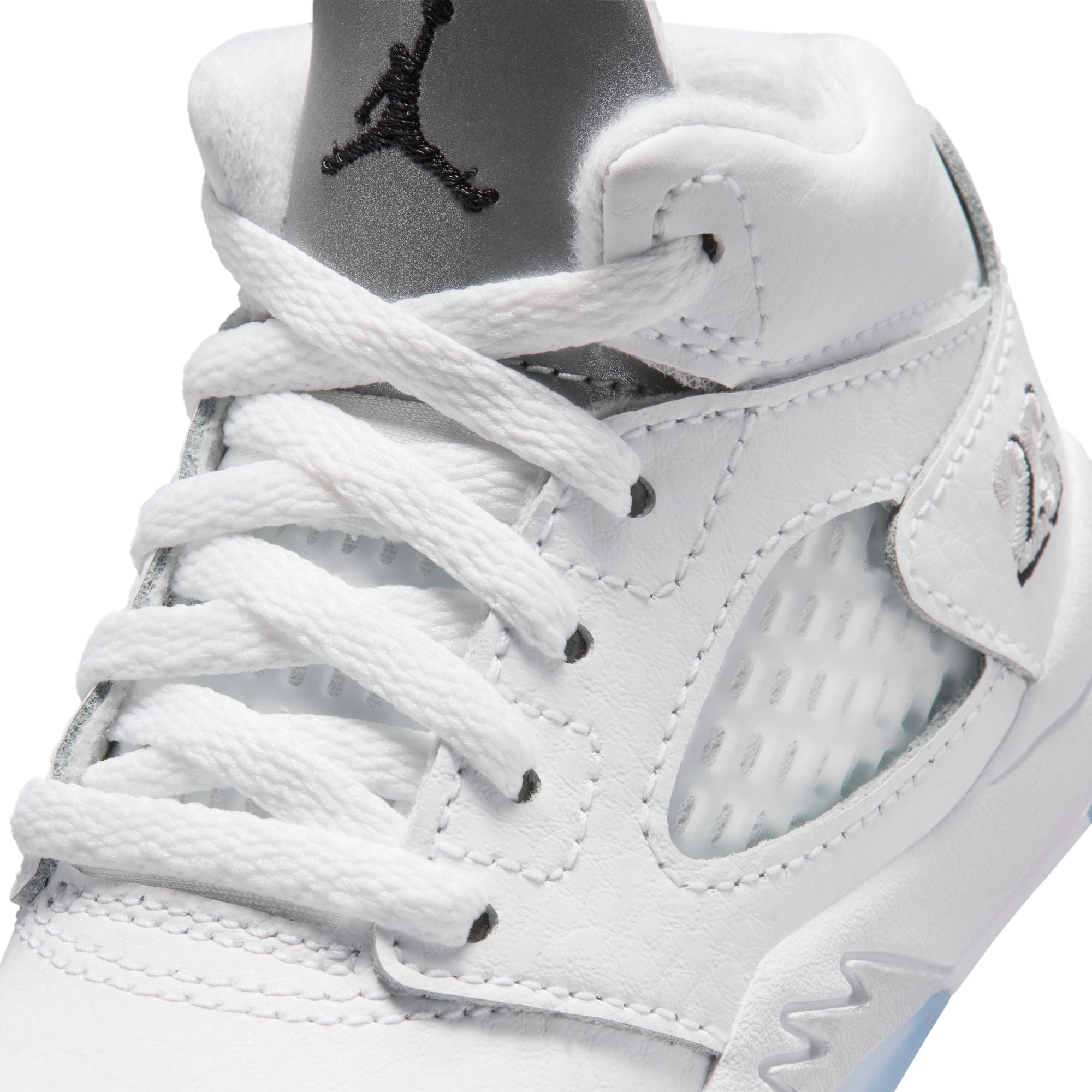 JORDAN 5 RETRO OG 'WHITE METALLIC' - TODDLER