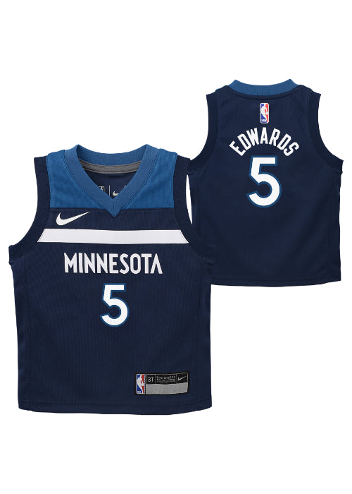 NIKE TIMBERWOLVES ICON JERSEY  - ANTHONY EDWARDS - KIDS