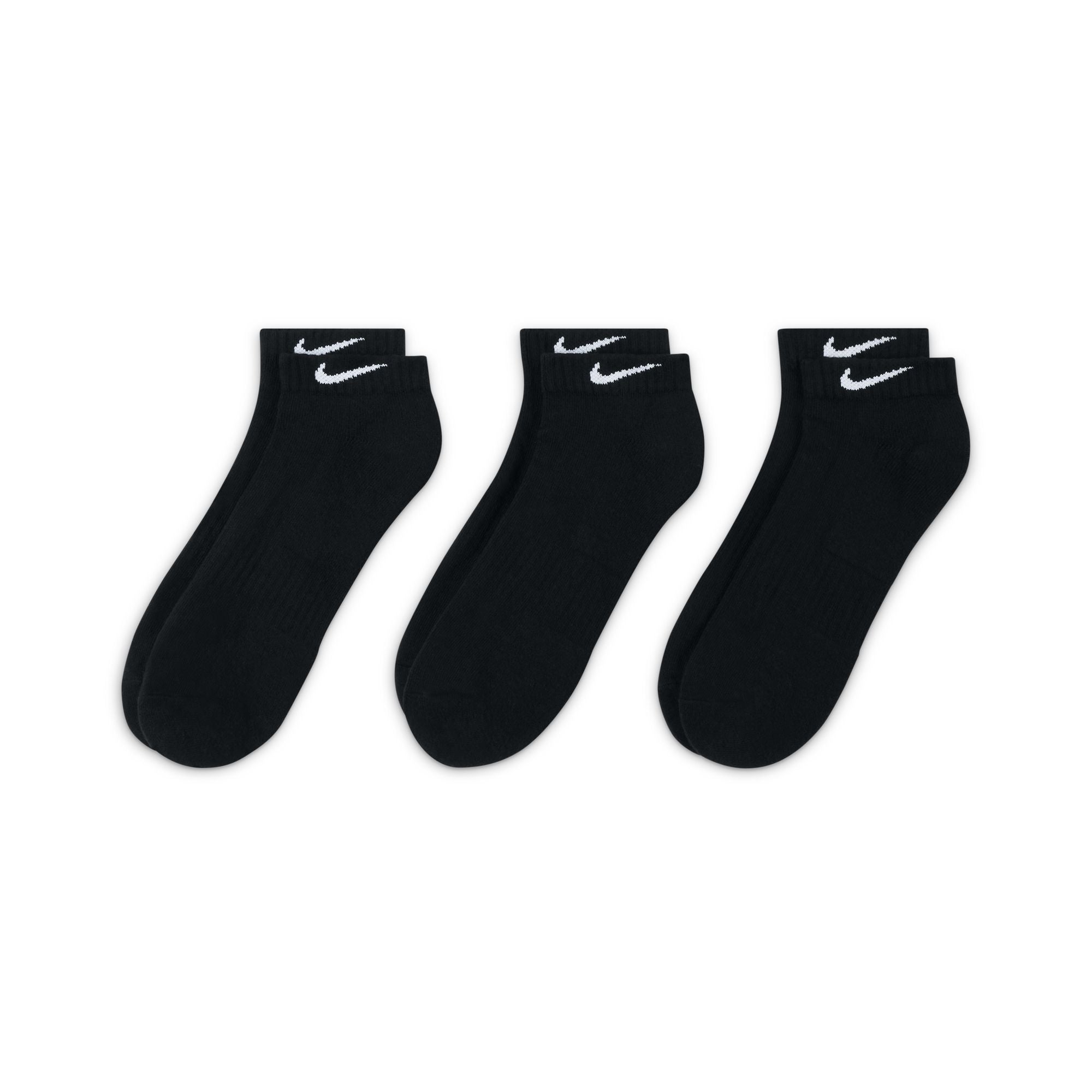 NIKE EVERYDAY CUSHIONED LOW SOCKS - 3 PAIRS
