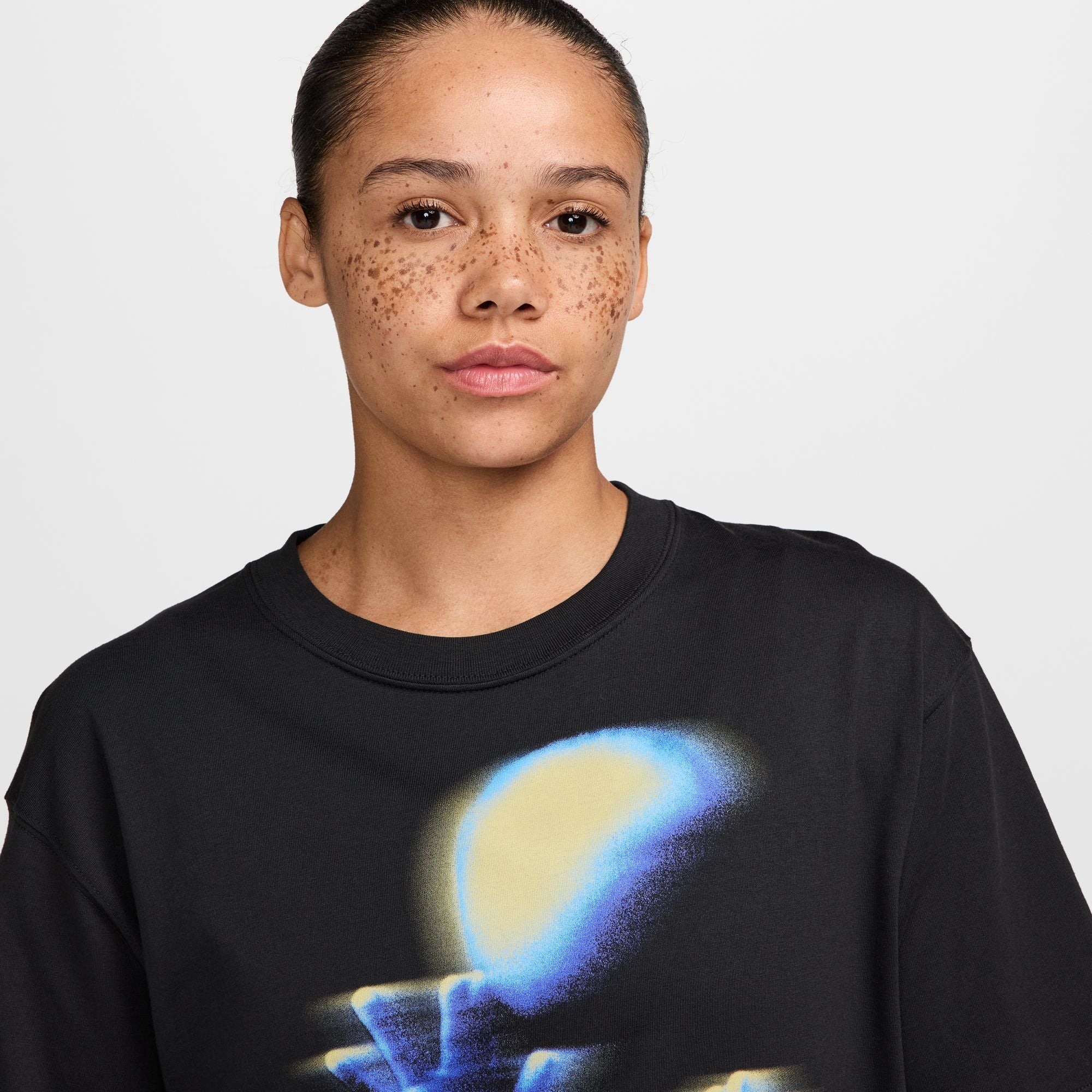 JORDAN SPORT WOMENS DRI-FIT GRAPHIC TEE