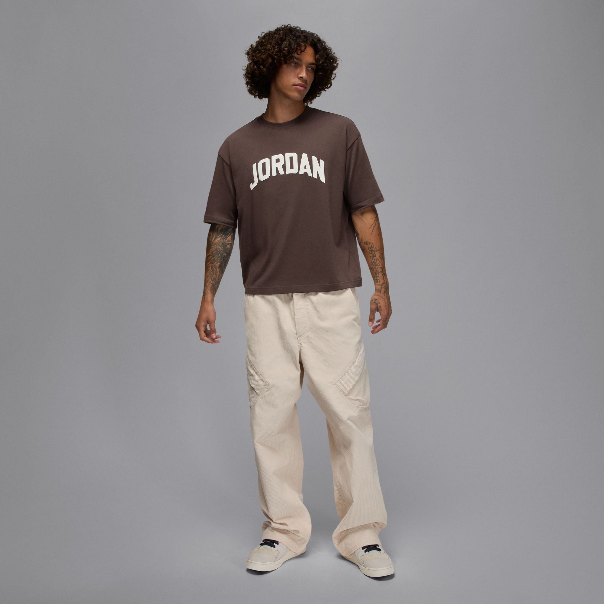 JORDAN M J FLT ESS BOXY SS CREW