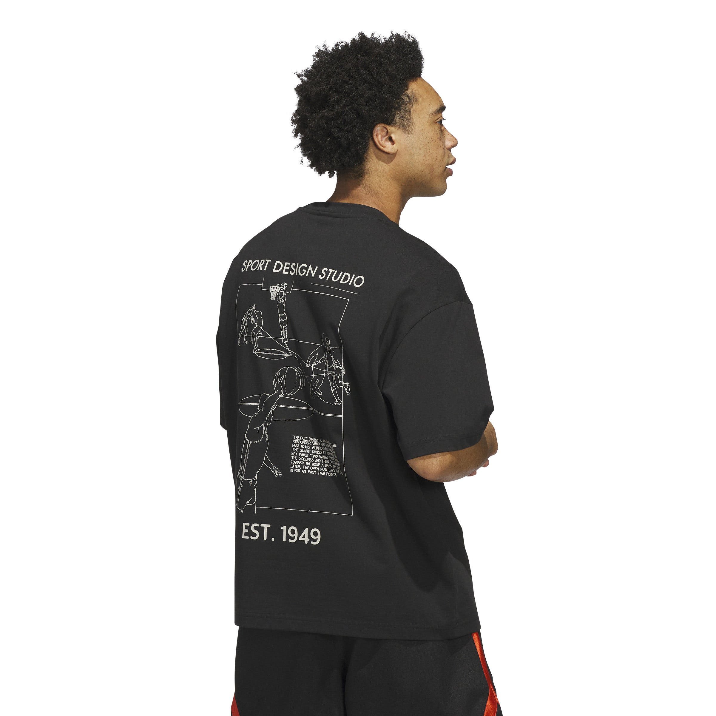 ADIDAS SPORTS DESIGN FAST BREAK TEE