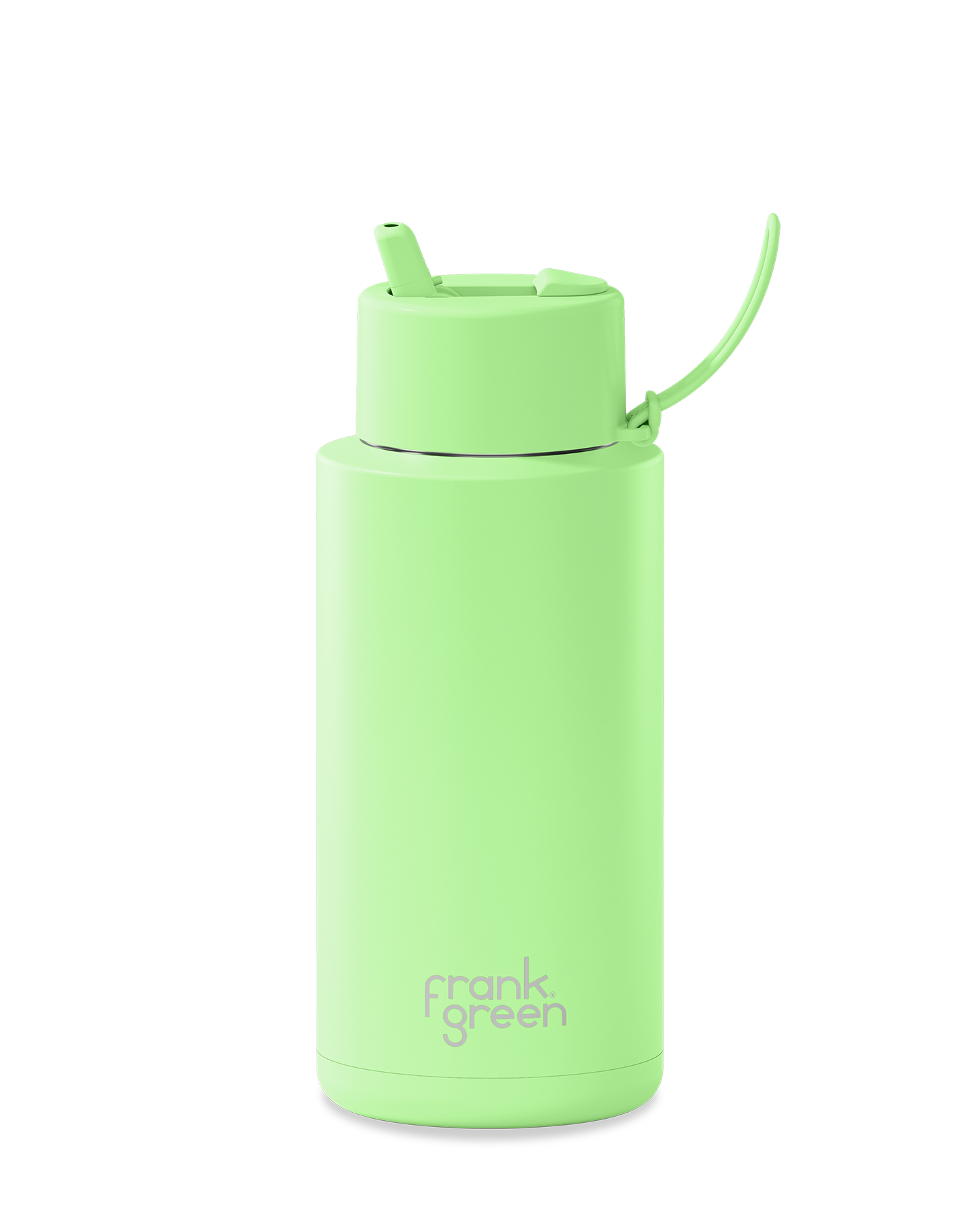 FRANK GREEN 34OZ STAINLESS STEEL/CERAMIC BOTTLE WITH FLIP LID
