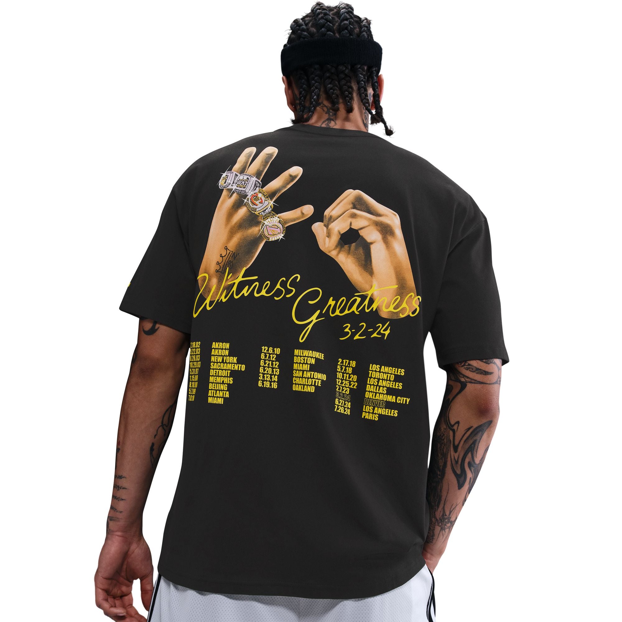 NIKE MENS LEBRON 'UNCHARTED' TEE