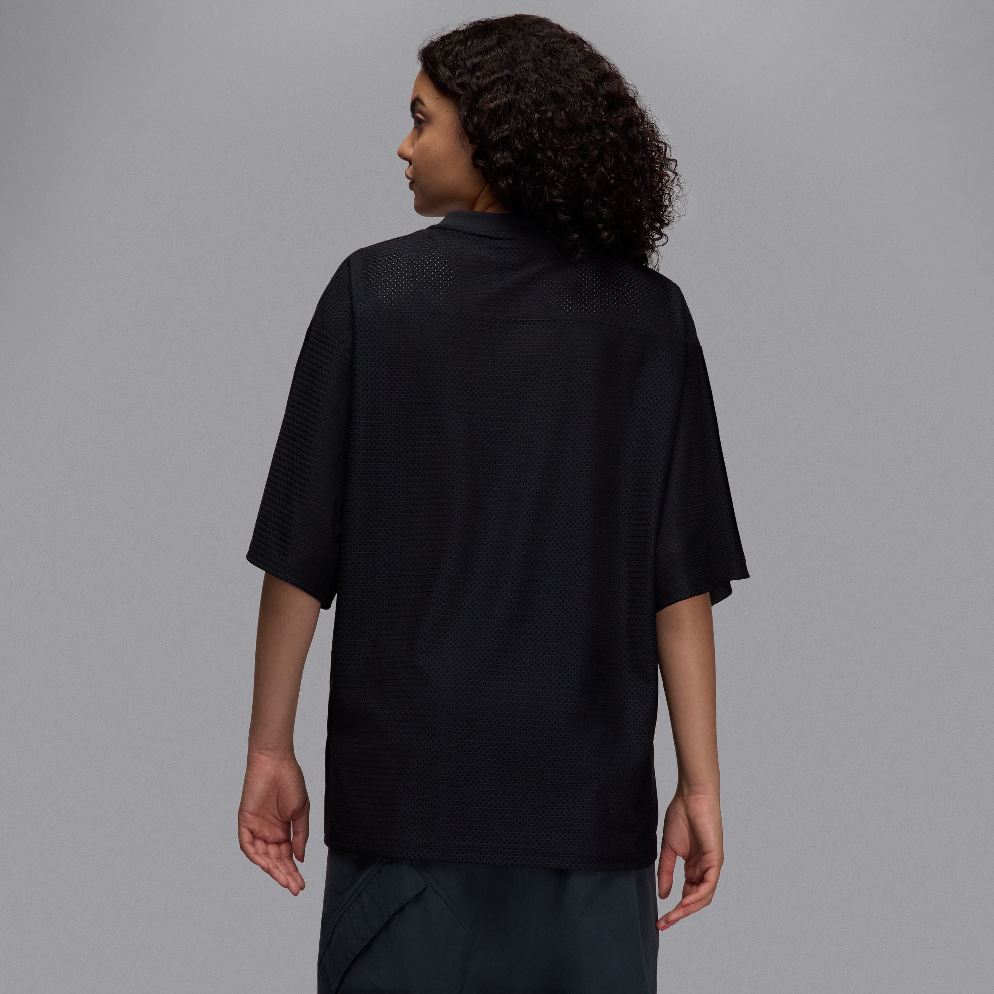 JORDAN W BRK SS MESH JRSY TOP