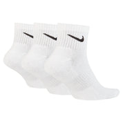 NIKE UNISEX EVERYDAY CUSHIONED ANKLE SOCKS - 3 PACK