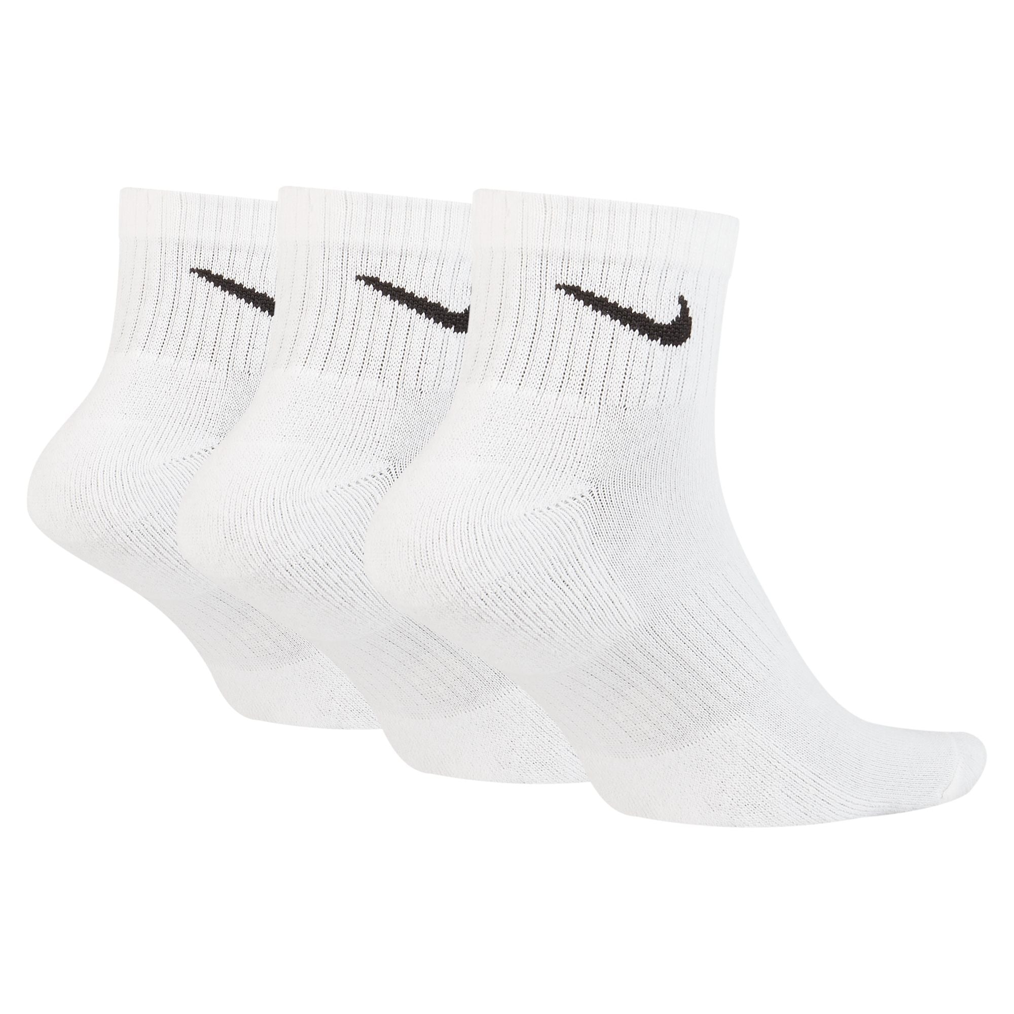 NIKE UNISEX EVERYDAY CUSHIONED ANKLE SOCKS - 3 PACK