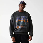 NEW ERA NBA WASHED GRAPHIC CREW - LA LAKERS
