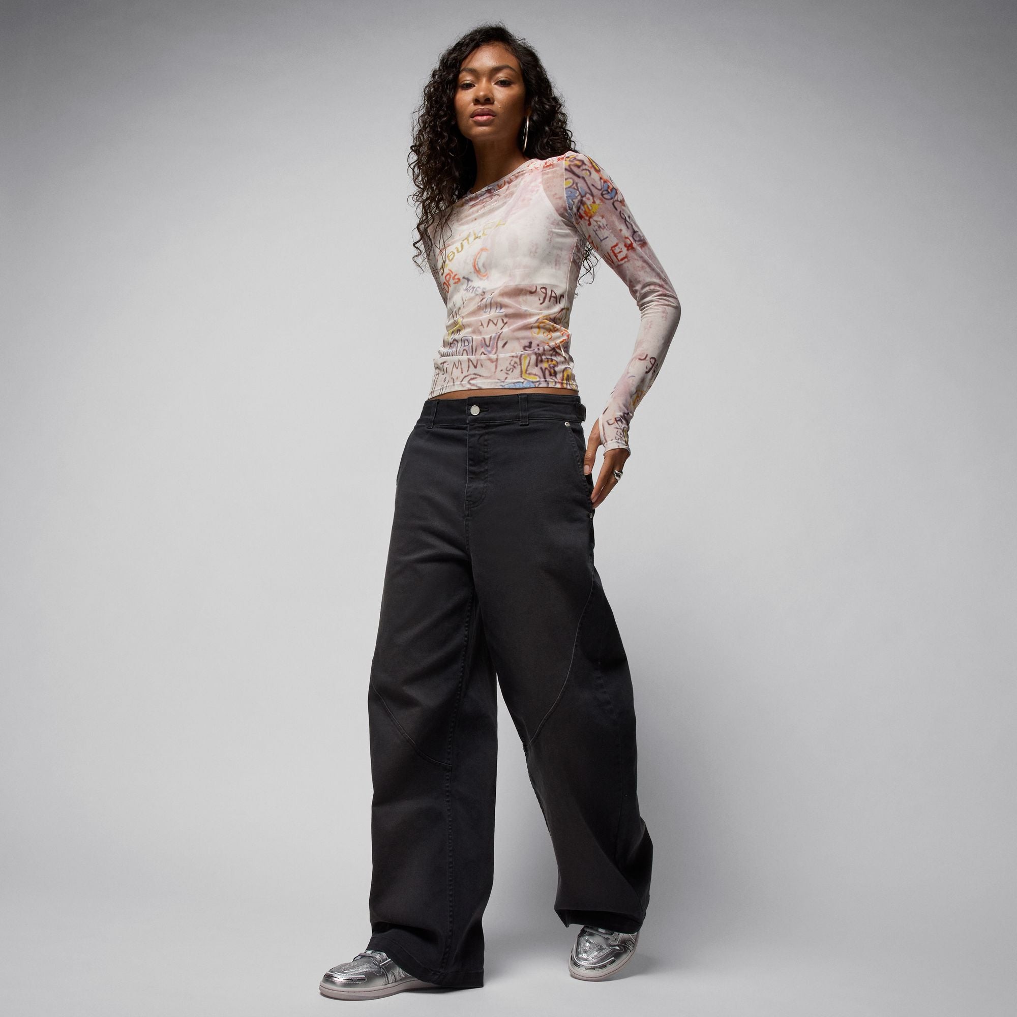 JORDAN W FLT BARREL PANT